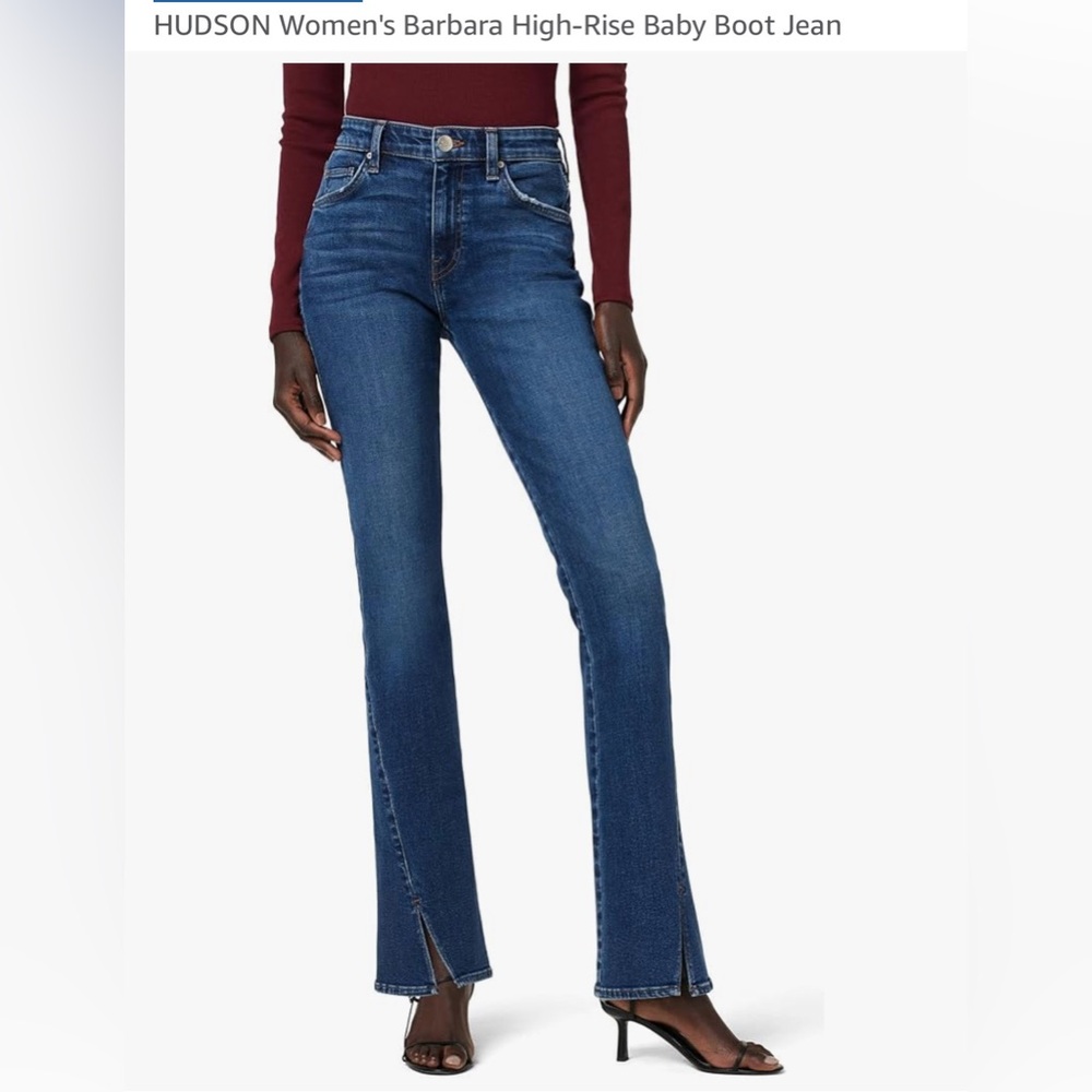HUDSON High Rise Barbara Baby Boot Jeans